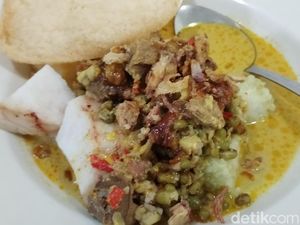 Cita Rasa Mantap Gule Kacang Ijo Disantap Bareng Ketupat Saat Lebaran