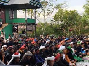 Potret Jemaah An-Nadzir Gowa Salat Idul Fitri yang Berlangsung Khusyuk
