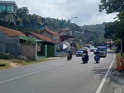 VIDEO: Kondisi Lalin Nagreg Sepi saat H-1 Lebaran