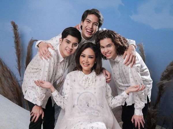 Foto: Maia Estianty, Al-El-Dul Jadi Model Baju Lebaran, Dipuji Manis Bak Takjil