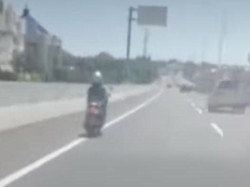 Pemotor Wanita di Makassar Nyasar Masuk Tol saat Ikuti Google Maps