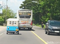 Alasan Edi Nekat Mudik Nyetir Bajaj Sendiri dari Cimahi ke Madiun