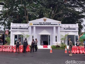 Unik, Pos Mudik di Kota Malang Ini Bertema Istana Merdeka Unik, Pos Mudik di Kota Malang Ini Bertema Istana Merdeka
