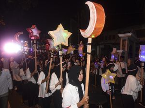 Semarak Takbir Keliling Sambut Idul Fitri di Mataram
