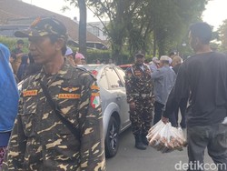 Banser Kawal Salat Id Warga Muhammadiyah di Kota Sukabumi