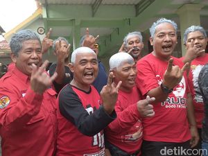 Ganjar Jadi Capres, 17 Kader PDIP Kota Solo Cat Rambut Putih