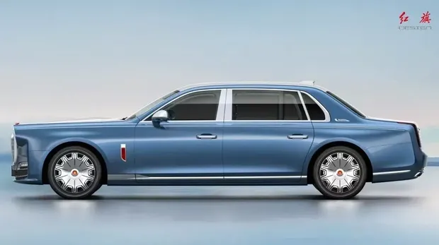 Generasi kedua Hongqi L5 mendebut di Shanghai Auto Show 2023.