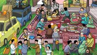 Ramainya Lebaran di Postingan Jokowi: Oyen Jadi Mr Bean hingga Baju Gorden