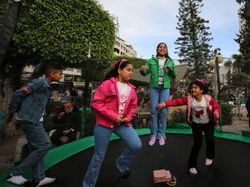 Keceriaan Anak-anak Palestina Rayakan Lebaran