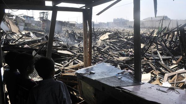 Ratusan Rumah di Muara Angke Hangus Terbakar