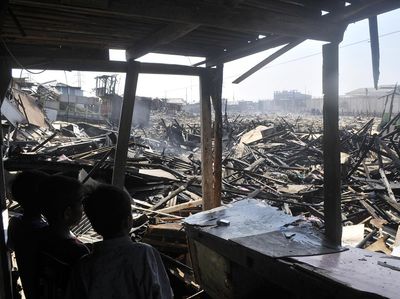 Ratusan Rumah di Muara Angke Hangus Terbakar