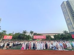 Irjen Karyoto Gelar Salat Id Bareng Anggota di Polda Metro Jaya