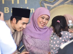 Senang dan Syukur Warga Bisa Halal Bihalal dengan Gubernur Khofifah