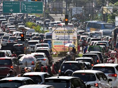 Jalur Puncak Bogor Macet Banget pada H+1 Lebaran