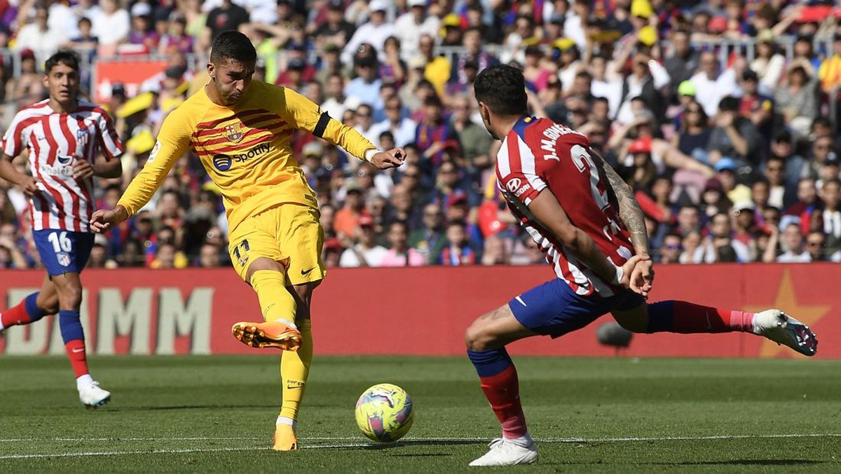 Barcelona kalahkan Atletico Madrid. (Foto: AFP via Getty Images/JOSEP LAGO)