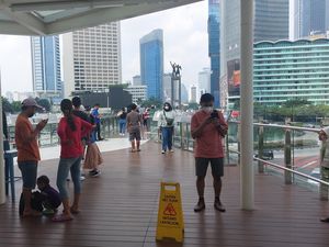 Asyiknya Ngisi Libur Lebaran di Skydeck Bundaran HI