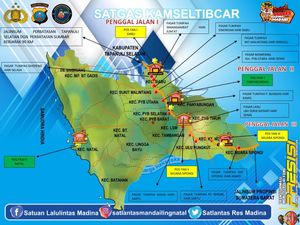 Dear Pemudik, Ini Lokasi Rawan Macet dan Longsor di Jalinsum Via Madina Dear Pemudik, Ini Lokasi Rawan Macet dan Longsor di Jalinsum Via Madina
