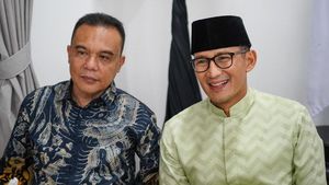 Baju Koko Hijau Sandiaga Saat Pamit dari Gerindra