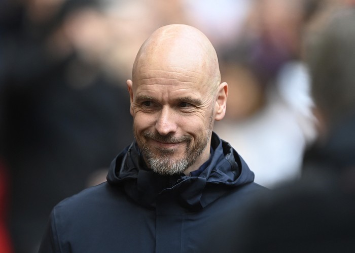 Soccer Football - FA Cup - Semi Final - Brighton & Hove Albion v Manchester United - Wembley Stadium, London, Britain - April 23, 2023 Manchester United manager Erik ten Hag before the match REUTERS/Toby Melville