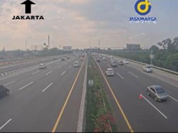 Puncak Arus Balik, Tol Jagorawi Arah Jakarta Contraflow di Km 21-Km 18
