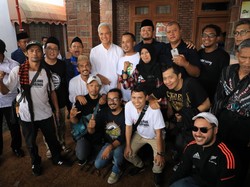 Datangi Open House Ganjar di Tawangmangu, Aremania Ungkap Harapan Ini