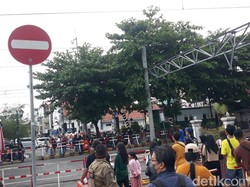 Perlintasan KA Teteg Malioboro Dipasangi Portal Permanen buat Motor