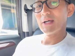 Pesawat Menparekraf Sandiaga Uno Sempat Gagal Terbang!