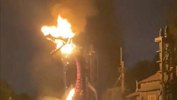 Astaga, Wahana Naga di Disneyland Annaheim Kebakaran!