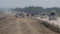 Arus Balik di Tol Fungsional Solo-Yogyakarta Mulai Ramai, Ini Potretnya
