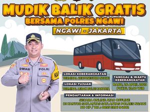 Mau Balik ke Jakarta dari Ngawi Secara Gratis, Ini Syaratnya! Mau Balik ke Jakarta dari Ngawi Secara Gratis, Ini Syaratnya!