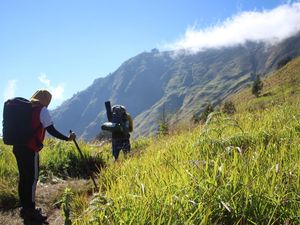 Kebakaran Lahan di Gunung Rinjani, Jalur Pendakian Aik Berik Belum Ditutup Kebakaran Lahan di Gunung Rinjani, Jalur Pendakian Aik Berik Belum Ditutup