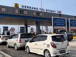 Lalu Lintas Tol Stabat Ramai Lancar di Puncak Arus Balik