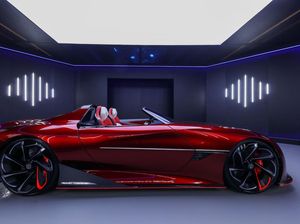 Sangarnya Tampang Mobil Sport Listrik MG Cyberster yang Baru Meluncur
