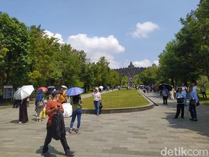 Animo Naik Candi Borobudur Tinggi, Kuota 1.200 Ludes Tengah Hari Animo Naik Candi Borobudur Tinggi, Kuota 1.200 Ludes Tengah Hari