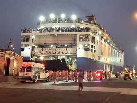 557 WNI tiba di Jeddah usai dievakuasi dari Sudan (dok. Istimewa)