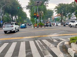 Arus Lalin Surabaya Masih Sepi Hari Pertama Kerja