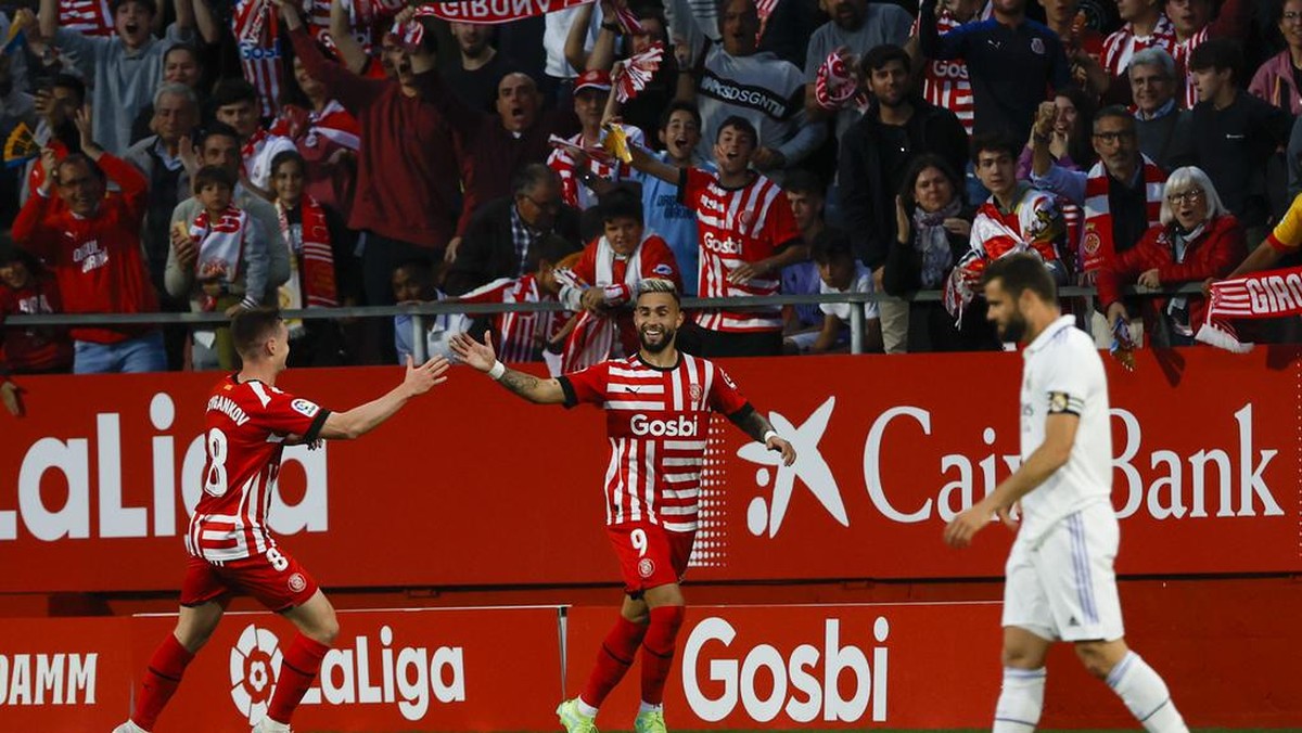 Girona sikat Real Madrid 4-2 (AP/Joan Monfort)