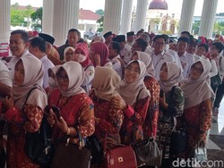 Ribuan Orang Hadiri Halalbihalal Pemkab Klaten di Grha Bung Karno