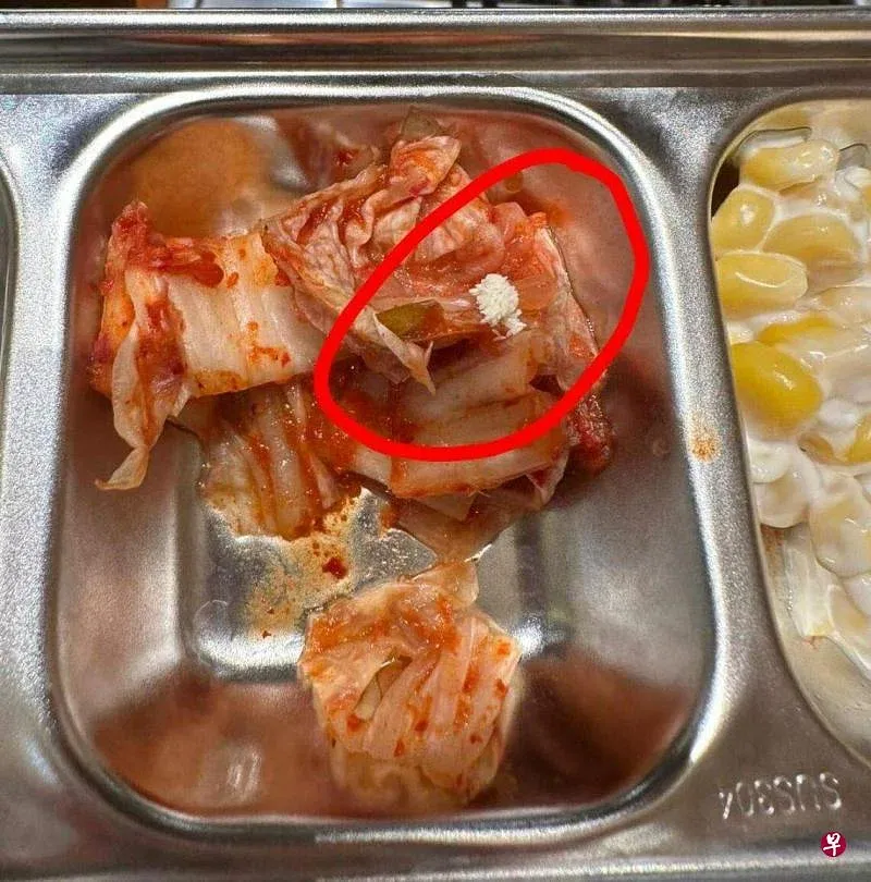 Jijik! Pelanggan Temukan Telur Lalat Pada Kimchi di Restoran