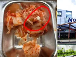 Jijik! Pelanggan Temukan Telur Lalat Pada Kimchi di Restoran