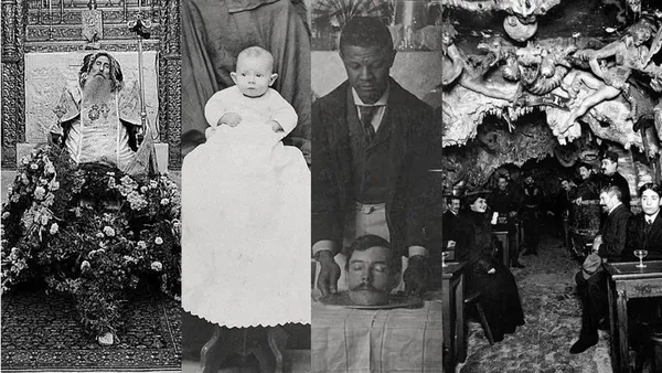 Tren Foto Era Victoria yang Mencengangkan dan Mengerikan