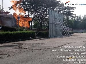 Badan Geologi Ungkap Penyebab Semburan Api di Rest Area Tol Cipali