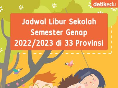 Infografis: Jadwal Libur Sekolah Semester Genap 2022/2023 di 33 Provinsi