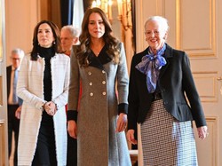 Viral Momen Kate Middleton Bergeser saat Foto Bersama Ratu Denmark