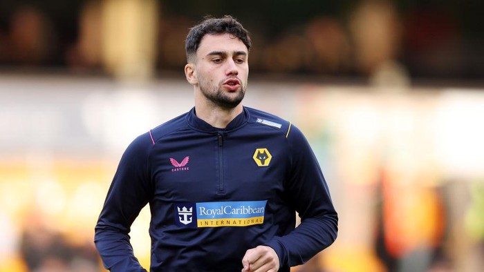 Max Kilman WOLVERHAMPTON, ENGLAND - APRIL 25: Max Kilman of Wolverhampton Wanderers looks on during warm up prior to the Premier League match between Wolverhampton Wanderers and Crystal Palace at Molineux on April 25, 2023 in Wolverhampton, England. (Photo by Jack Thomas - WWFC/Wolverhampton Wanderers FC via Getty Images)