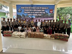 SIP Angkatan 52 RAD PMJ Bagikan Bansos ke Panti Asuhan di Depok