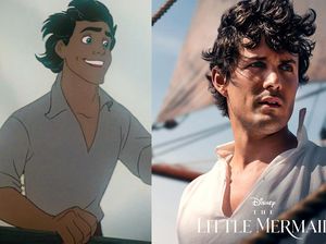 Para Karakter The Little Mermaid Versi Animasi Versus Live Action