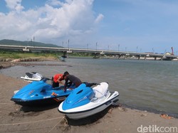 Sungai Opak Jogja Kini Punya Persewaan Jetski