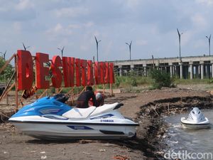 Tak Perlu Jauh-jauh, Kini Sungai Opak Bantul Punya Wahana Jetski