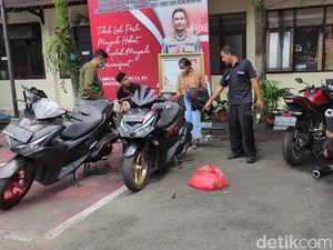 Ratusan Motor Terjaring Razia Polresta Malang Kota Mulai Diserahkan ke Pemilik